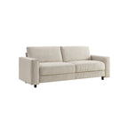 Modern Minimalist Style Corduroy Sectional Sofa 3-Piece Set, Beige, Suitable for Daily Home Use Sectional Sofa