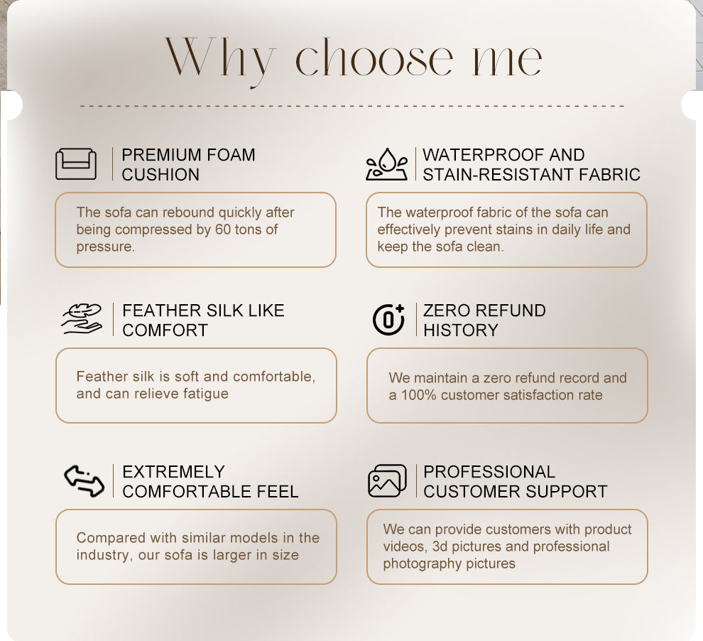 Cloud Modular Sectional Sofa, Oversized Sectional Couches for Living Room, Cushion Deep Seat Sofa Set, Corduroy L Shaped Couch with 1 Ottoman (Beige)