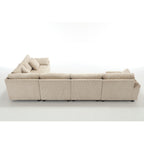 {NEW ARRIVAL} {VIDEO provided} Oversized Modular Sectional Sofa, Convertible Sectional Sofa, Corduroy for Living Room,  Beige