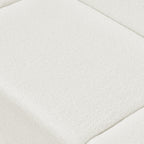 104' L-Shaped Curved Contemporary Sectional Sofa in Beige: Plush 4-Seater, Sculptural Design & Premium Bouclé Upholstery – Modern Luxury for Spacious Living