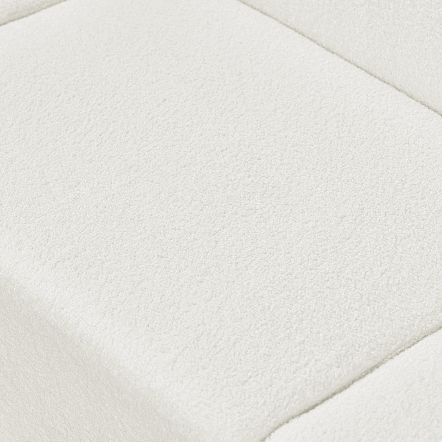 104' L-Shaped Curved Contemporary Sectional Sofa in Beige: Plush 4-Seater, Sculptural Design & Premium Bouclé Upholstery – Modern Luxury for Spacious Living