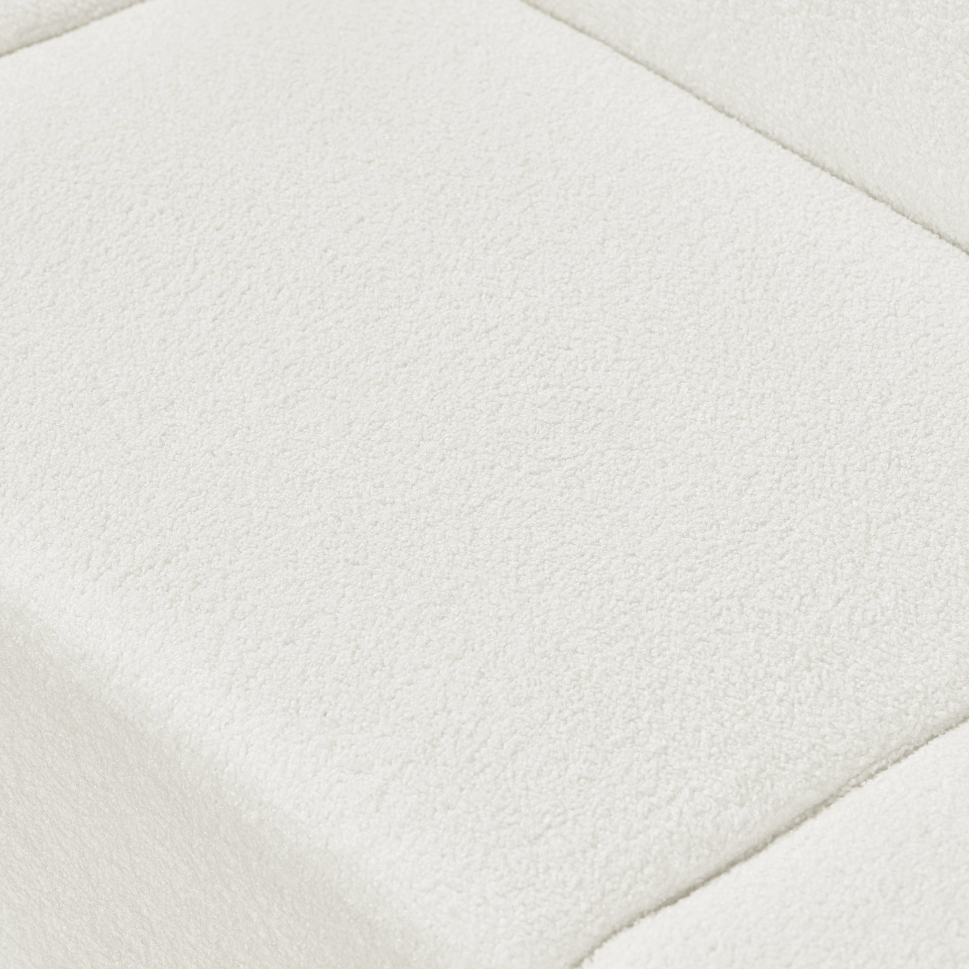 104' L-Shaped Curved Contemporary Sectional Sofa in Beige: Plush 4-Seater, Sculptural Design & Premium Bouclé Upholstery – Modern Luxury for Spacious Living