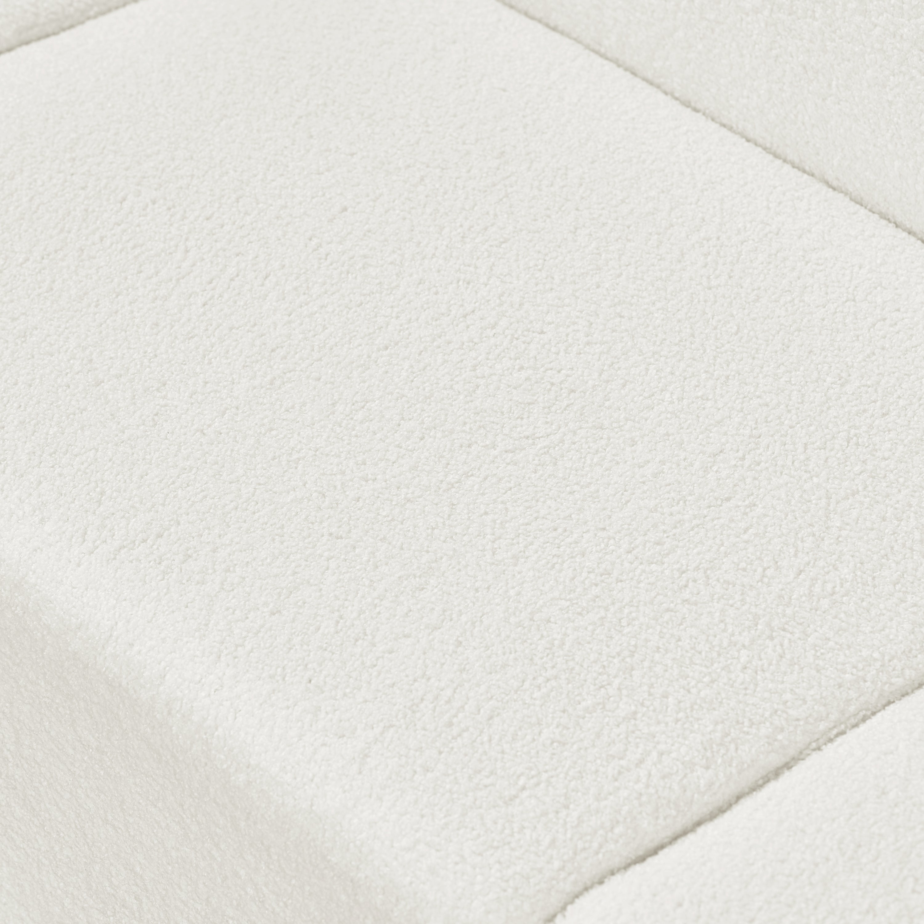 104' L-Shaped Curved Contemporary Sectional Sofa in Beige: Plush 4-Seater, Sculptural Design & Premium Bouclé Upholstery – Modern Luxury for Spacious Living