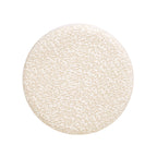 Hampton 18' Round Upholstered Ottoman with Scalloped Base, Speckled Egg Beige Chenille - Groovy Boardz