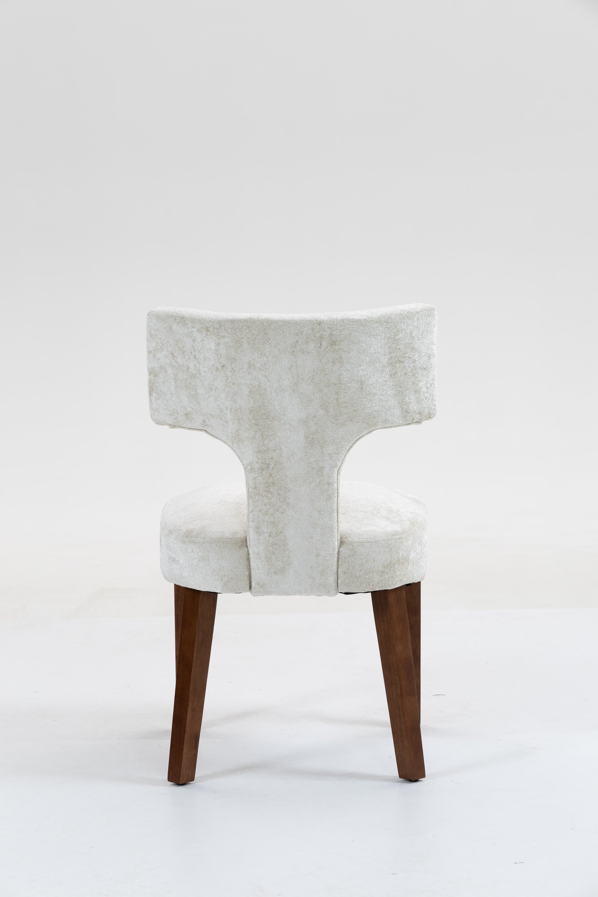 Mid Century Modern Dining Chairs Set of 2, Farmhouse Linen Fabric Upholstered Accent Chair,Kitchen Chairs with Hardwood Frame, Beige