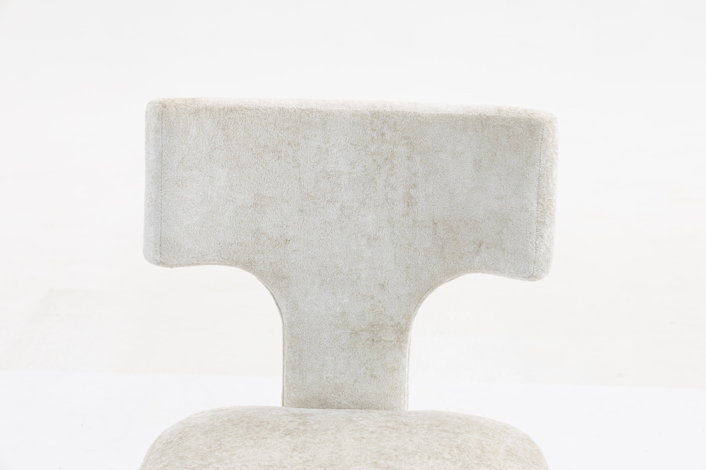 Mid Century Modern Dining Chairs Set of 2, Farmhouse Linen Fabric Upholstered Accent Chair,Kitchen Chairs with Hardwood Frame, Beige