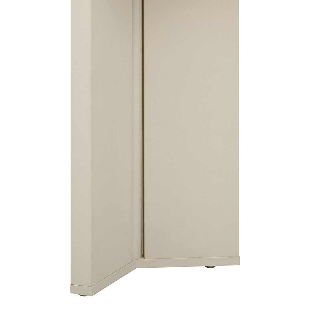 U_STYLE Stylish Console Table with Pine Veneer and Geometric Legs,Suitable for Living Room, Study and Dining Room