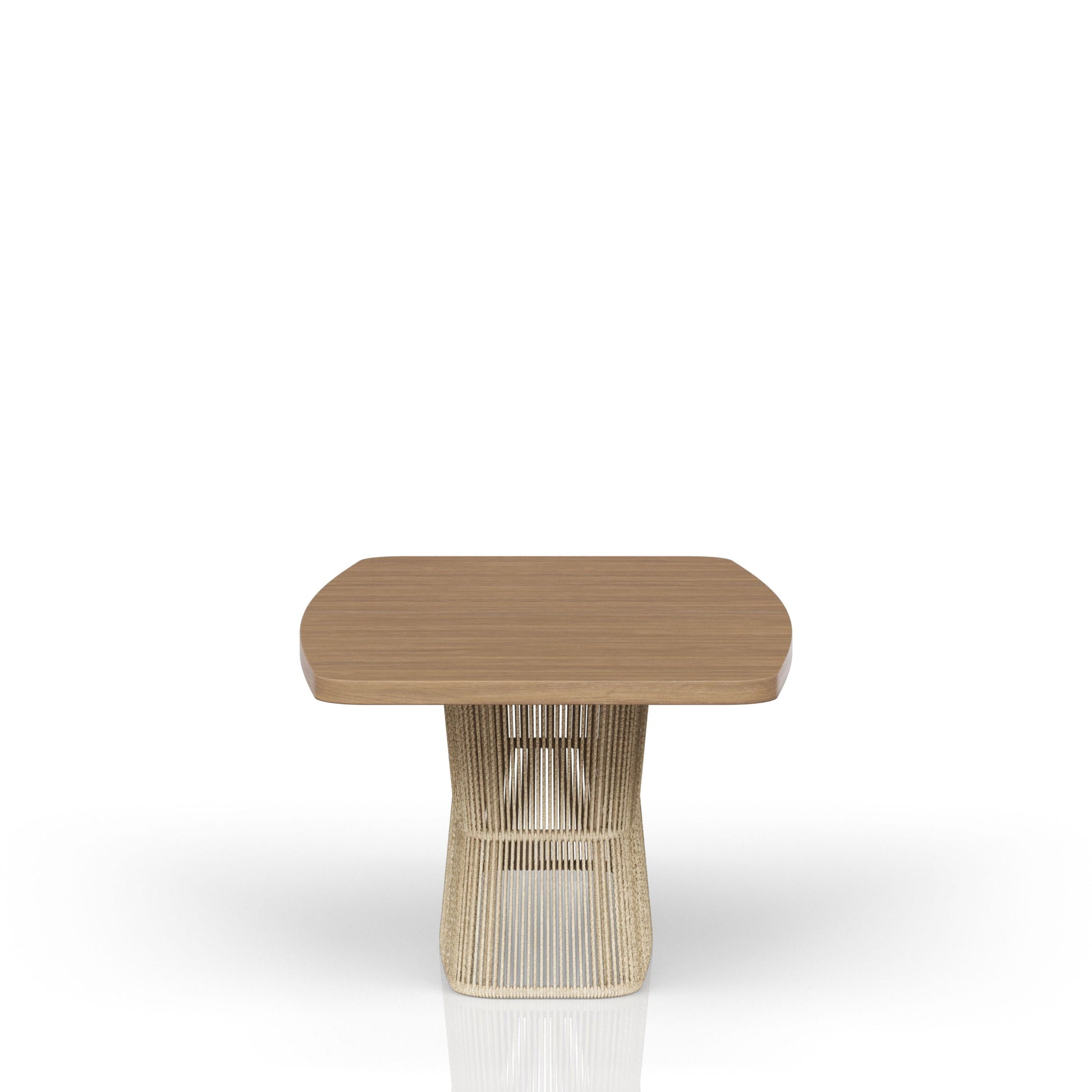 Dining Table - Toffe with Rope Base