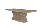Dining Table - Toffe with Rope Base