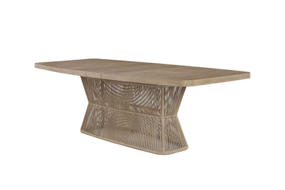 Dining Table - Toffe with Rope Base