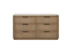 Dresser Oak Veneer Drawer Fronts - Toffee Dresser