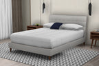 King Upholstered Bed With 2 Nightstands