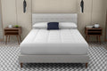 King Upholstered Bed With 2 Nightstands