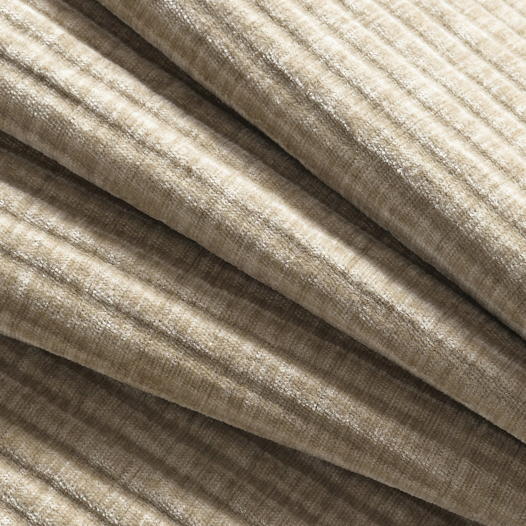 [VIDEO Provided] 108' Modular Sectional Sofa, L-Shape with 31.5' Extra-Wide Seat Cushion, USB and Type-C Charger, Phone Holder and 2 Side Storage Pockets, Free Movement Ottoman, Striped Chenille