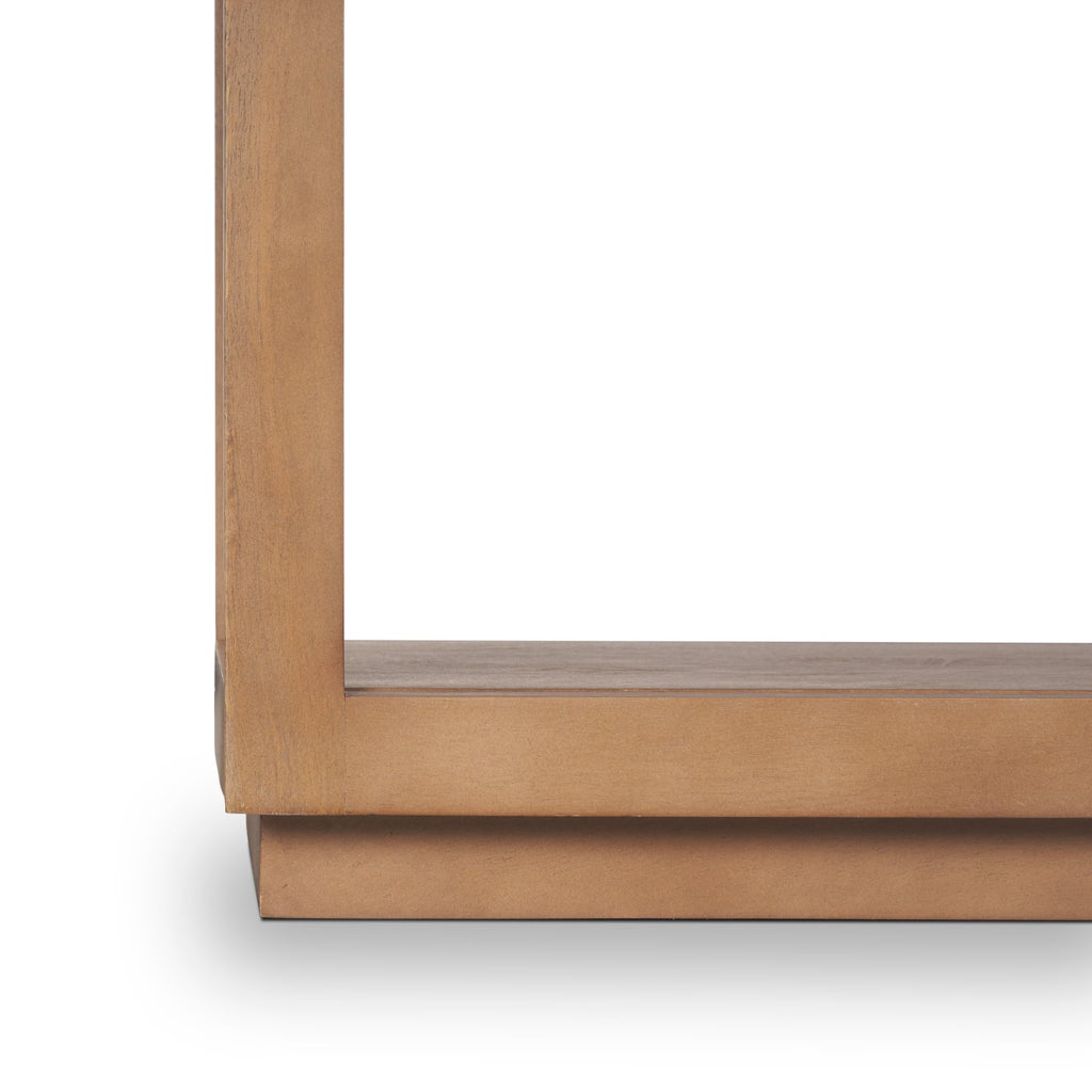 Bela Arched Neutral Solid Mango Wood Console Table