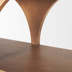Bela Arched Neutral Solid Mango Wood Console Table