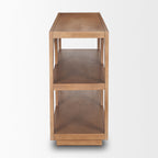 Bela Arched Neutral Solid Mango Wood Console Table