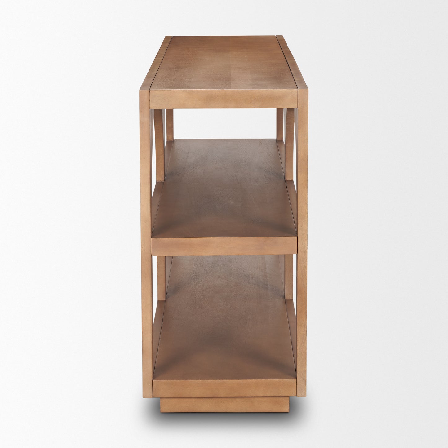 Bela Arched Neutral Solid Mango Wood Console Table