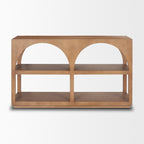 Bela Arched Neutral Solid Mango Wood Console Table