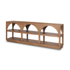 Bela Arched Neutral Solid Mango Wood Console Table