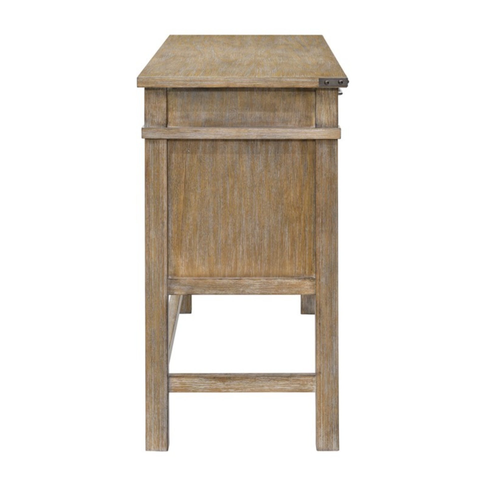 Belfast Occasional Table with 2 Drawers in Reclaimed Natural Wood Console Table