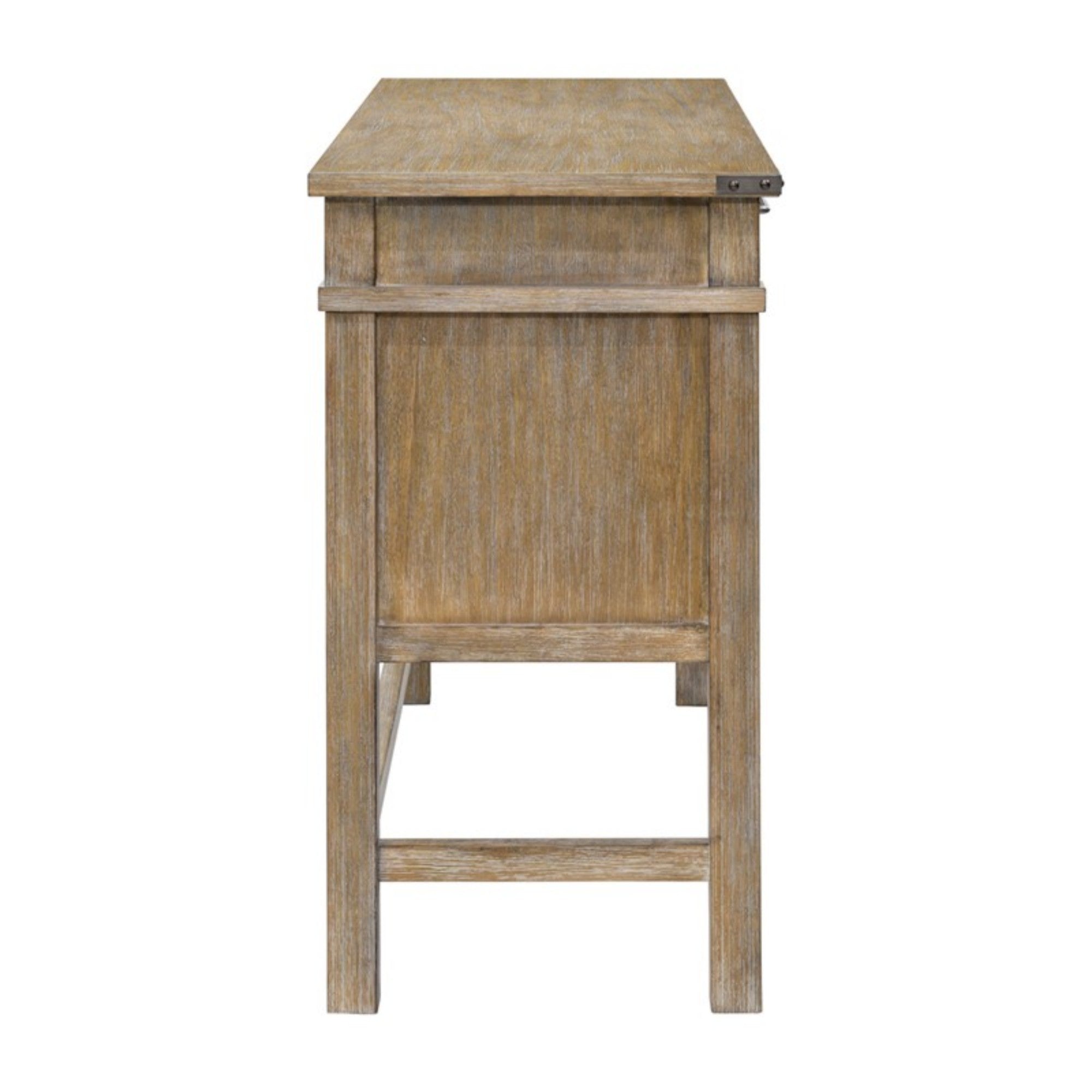 Belfast Occasional Table with 2 Drawers in Reclaimed Natural Wood Console Table