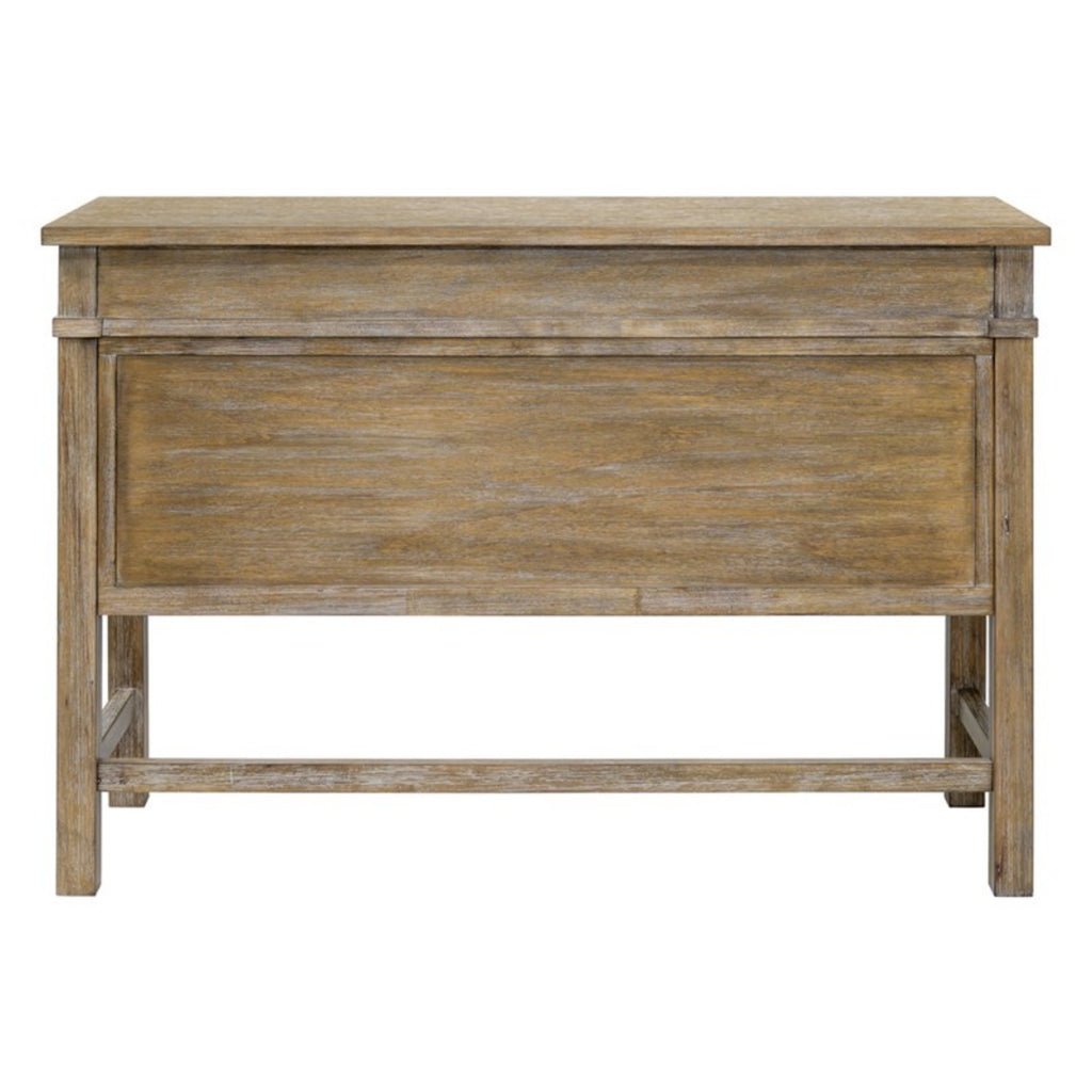 Belfast Occasional Table with 2 Drawers in Reclaimed Natural Wood Console Table