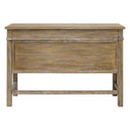 Belfast Occasional Table with 2 Drawers in Reclaimed Natural Wood Console Table