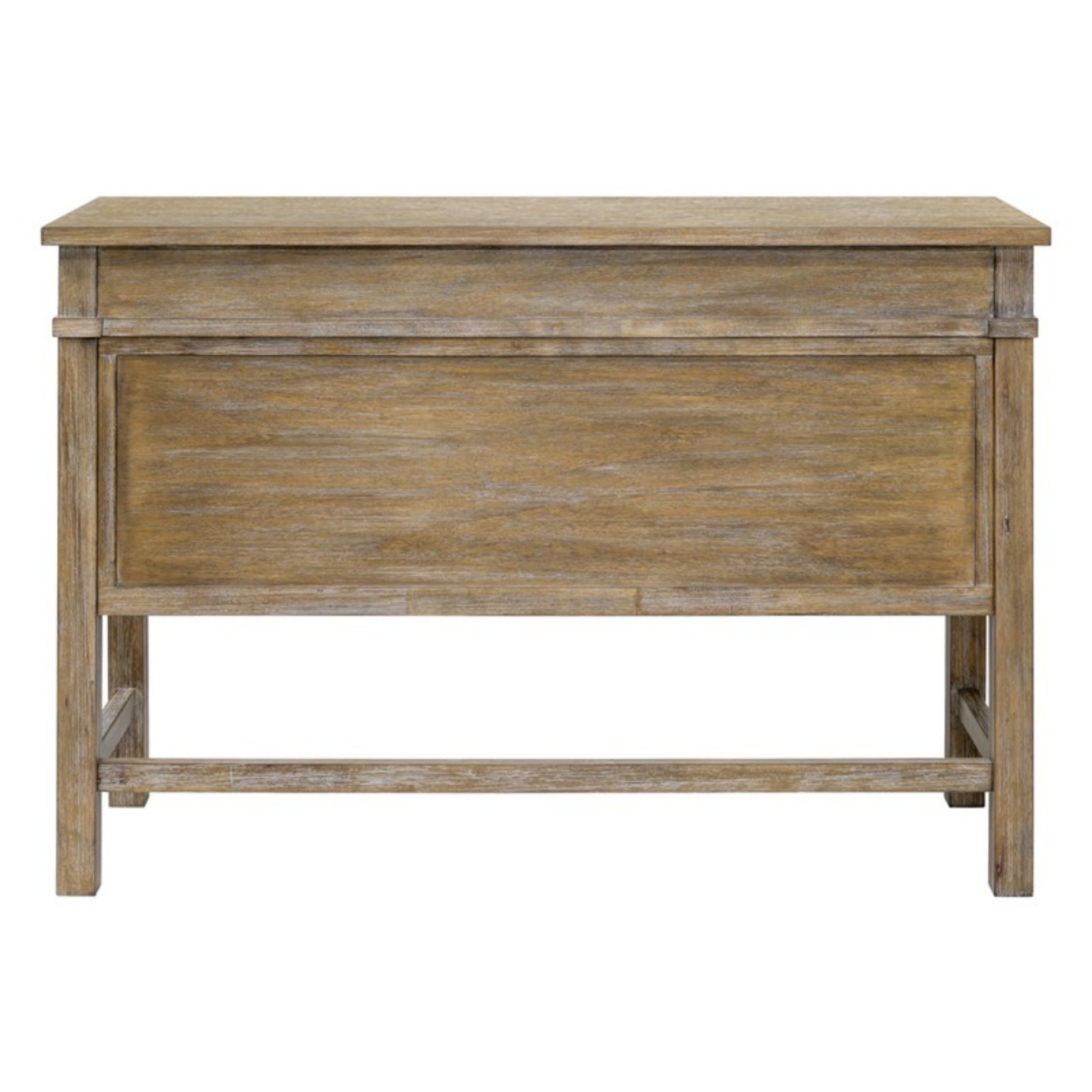 Belfast Occasional Table with 2 Drawers in Reclaimed Natural Wood Console Table
