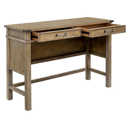 Belfast Occasional Table with 2 Drawers in Reclaimed Natural Wood Console Table