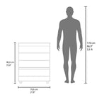 Belton Shoe Rack With Double Doors And Interior Shelves, Freestanding Footwear Storage Cabinet, White/ Natural Oak