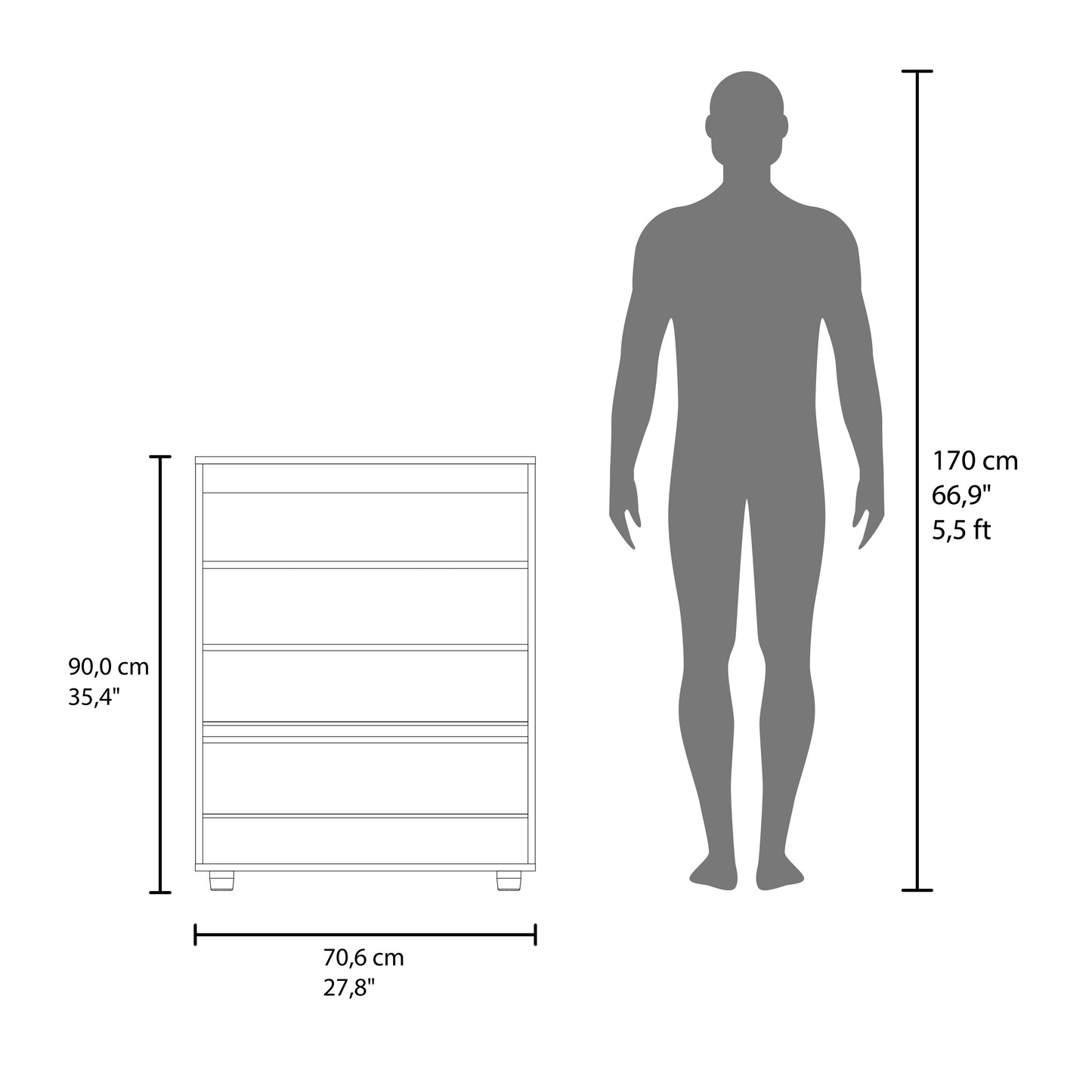 Belton Shoe Rack With Double Doors And Interior Shelves, Freestanding Footwear Storage Cabinet, White/ Natural Oak