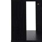 5 tier Rotating Bookshelf, Floor Rack Simple Bookcase with Acrylic plate Student Multi-Function Creative Bookshelf for Living Room with anti-toppling base