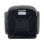 Modern Style 360° Swivel Leisure Chair Fabric Striped Armrest Swivel Chair with sand-rimmed fabric and metal bracket, suitable for living room, balcony and bedroom Accent Chair