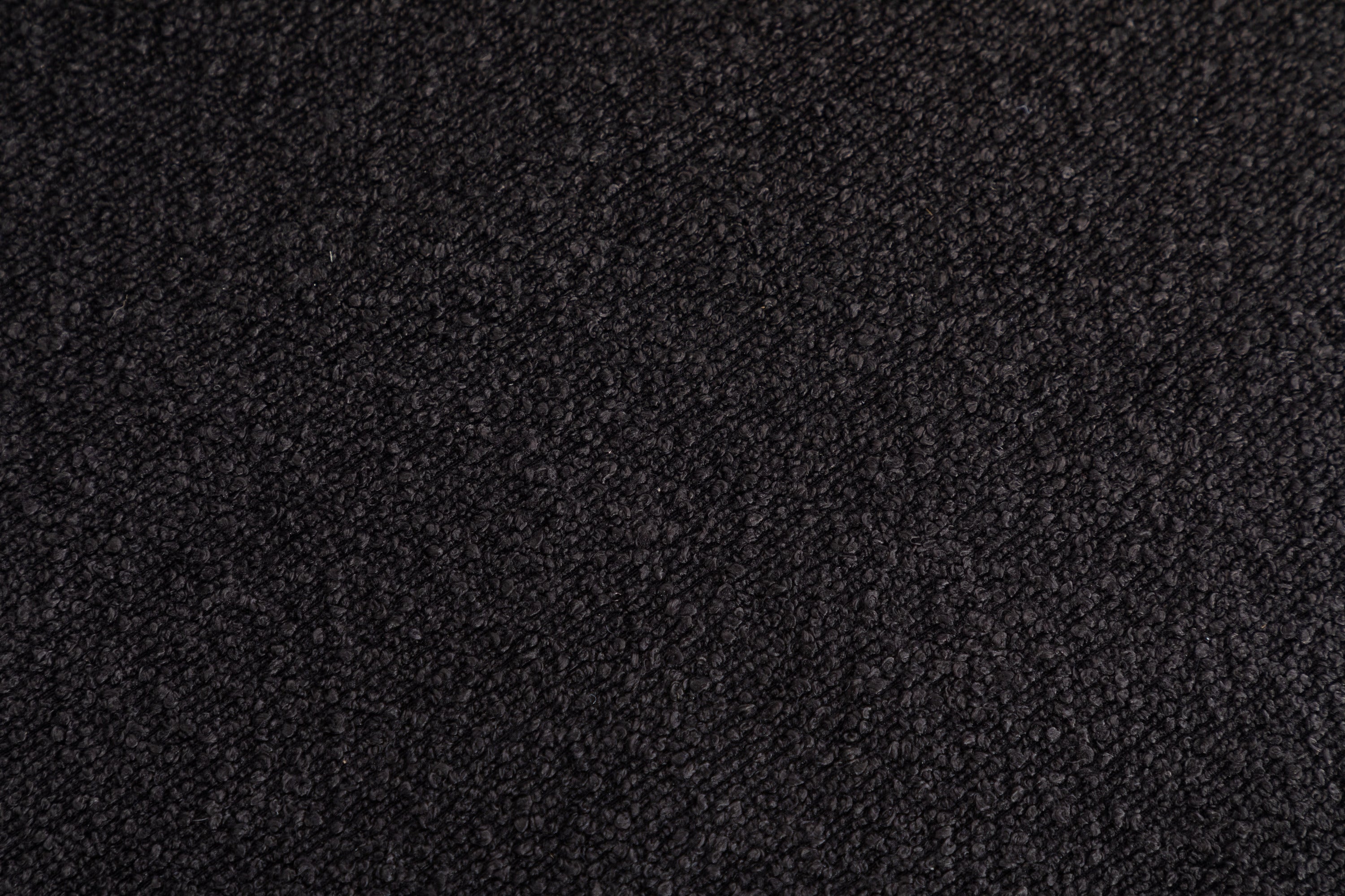 035-Boucle Fabric Swivel Accent Chair With Soild Wood Round Brown Base Leg,Black