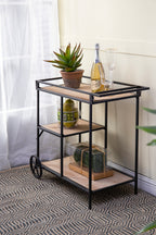 32.3x15.7x26.8" Shelf With Wheel