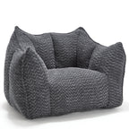 Sofa chairs with highly resilient foam for living rooms and bedrooms, comfortable square lazy sofas, sofas for adults to play, read and watch TV