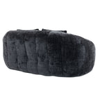 COOLMORE Bean Bag sofa Lazy Sofa Durable Comfort Lounger High Back Bean Bag Chair Couch for Adults and Kids, Indoor & Outdoor, Accent Floor Soft Lounge Chair  (Black chenille)