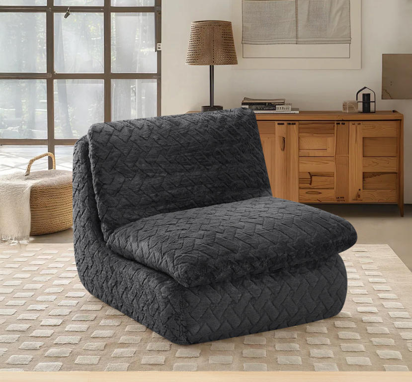 Liyasi Full Compression sofa chair with swivel add Ottoman