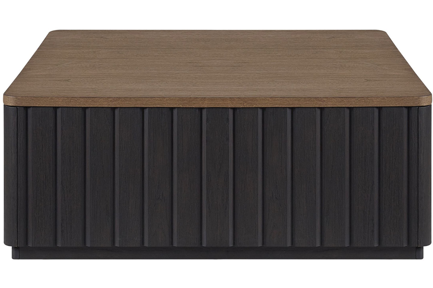 Channel Cocktail Table W/ Casters