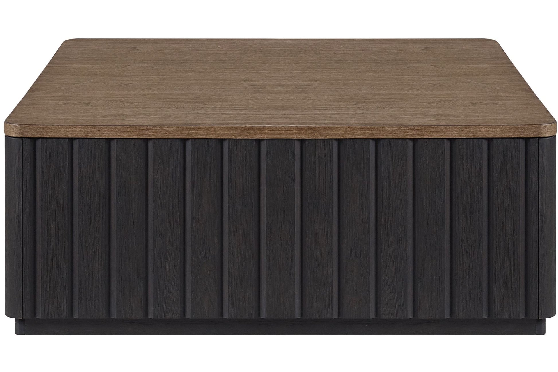 Channel Cocktail Table W/ Casters