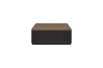 Channel Cocktail Table W/ Casters