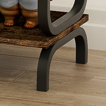 5-Tier Industrial Bookshelf, Rustic Brown Tall Bookcase with Open Wood & Metal Design - Vintage Storage Organizer for Books, CDs, Movies, Multi-Purpose Shelf for Living Room, Bedroom, Home Office