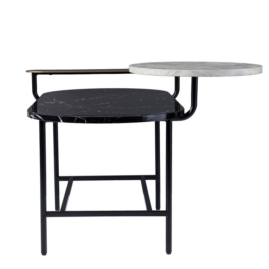 Arcklid Faux Marble Cocktail Table w/ Storage