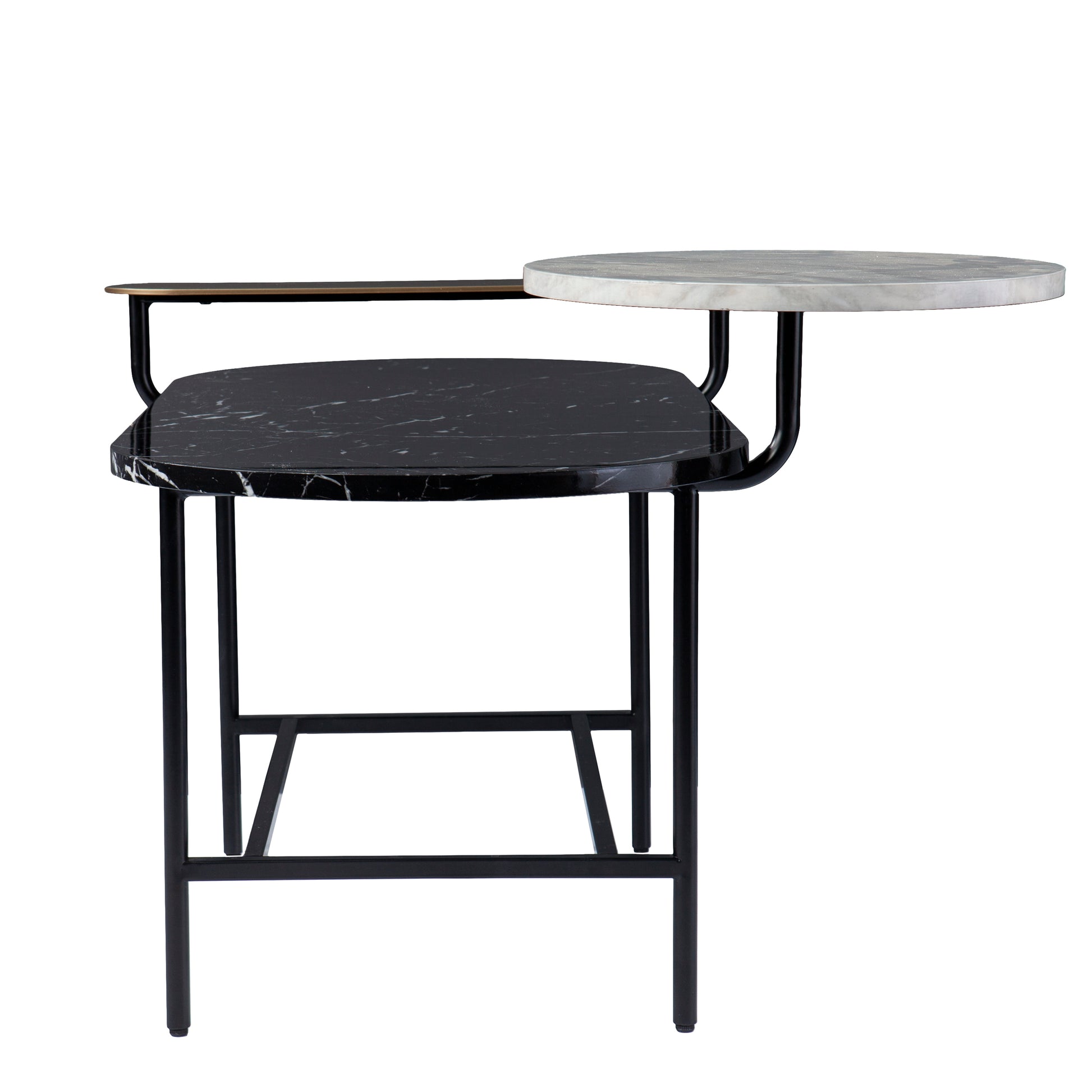 Arcklid Faux Marble Cocktail Table w/ Storage