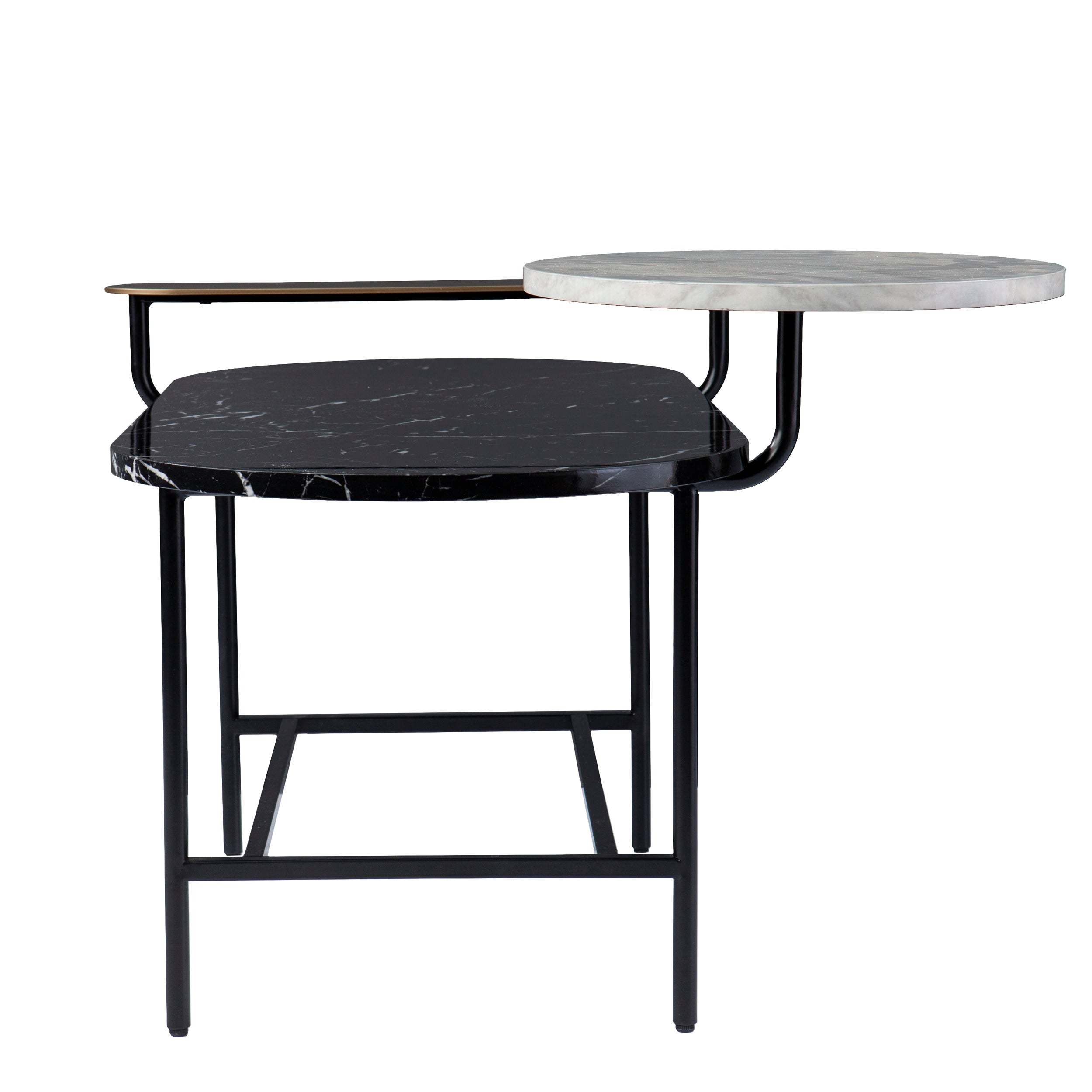Arcklid Faux Marble Cocktail Table w/ Storage