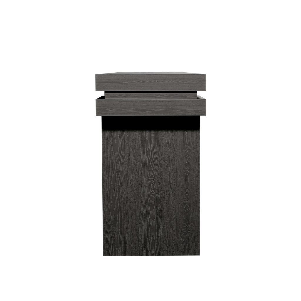 66' Extra Wide Real Wood Veneered Console Table, Minimalist Sofa Table Behind Couch for Entryway, Hallway, Living Room, Home Office, Black