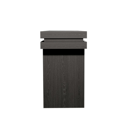 66' Extra Wide Real Wood Veneered Console Table, Minimalist Sofa Table Behind Couch for Entryway, Hallway, Living Room, Home Office, Black