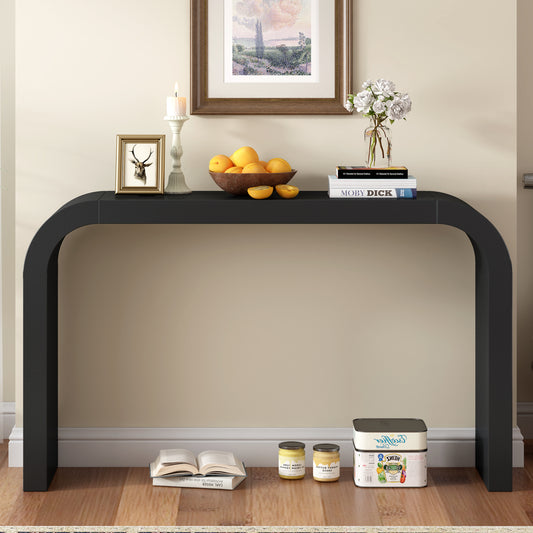 Mirod Modern Minimalist Console Table,Elegant and Versatile Design,Perfect for Living Room, Hallway, and Bedroom,Sturdy and Stable Frame