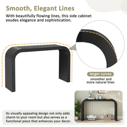 Mirod Modern Minimalist Console Table,Elegant and Versatile Design,Perfect for Living Room, Hallway, and Bedroom,Sturdy and Stable Frame